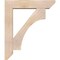 Ekena Millwork Westlake Slat Smooth Bracket w/ Offset Brace, Douglas Fir, 7 1/2"W x 34"D x 40"H BKT0806X34X40WTL06SDF - alternate 2